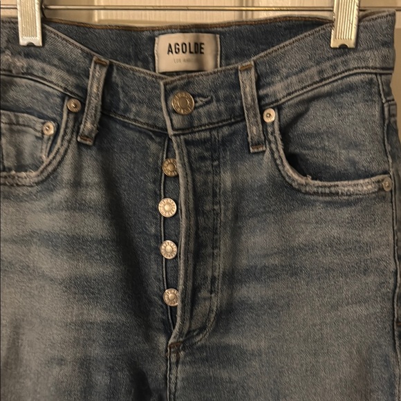 Agolde Denim - Agolde High Rise Light Blue Jeans #21